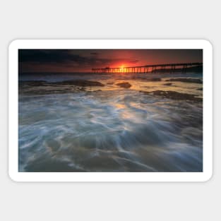 Catherine Hill Bay sunrise Sticker